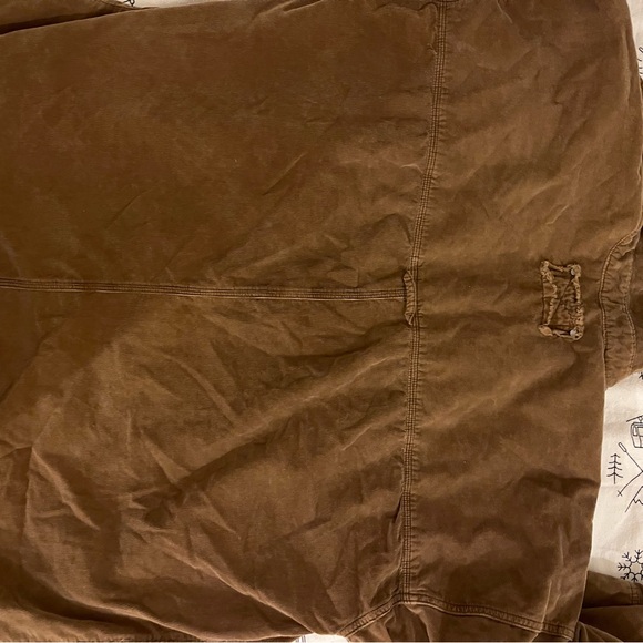 SOLD Free People.Brown Corduroy Western Style Button Down - Picture 2 of 3